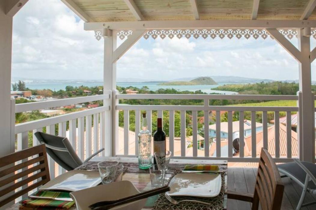 Bungalow Vanille Pacane - Vue Mer Avec Spa Prive Les Trois-Ilets Exterior photo